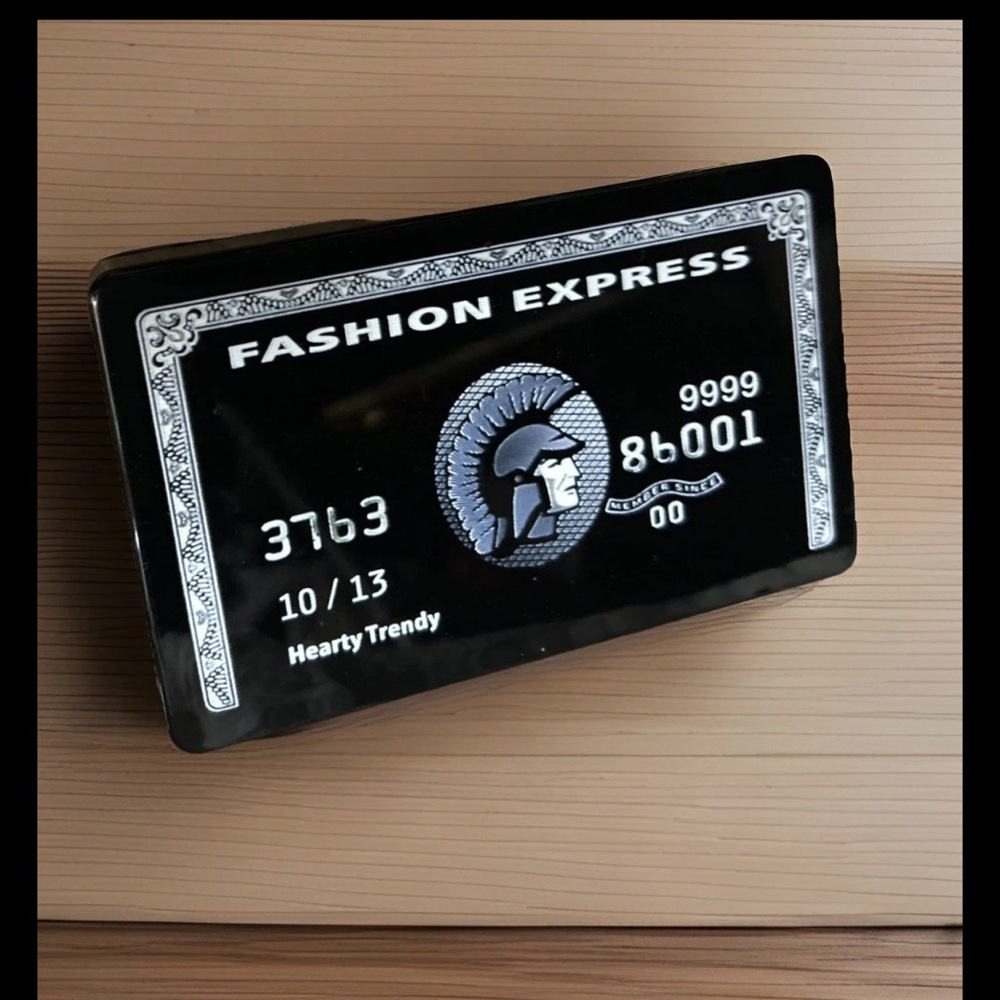 Fashion Express Black Card Holder Wallet - Unbranded
